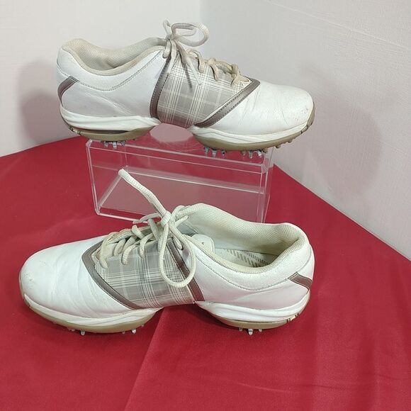 Nike Air Embellish Golf Shoes Saddle Women's SZ 8.5 #549576-102 . - Picture 2 of 8